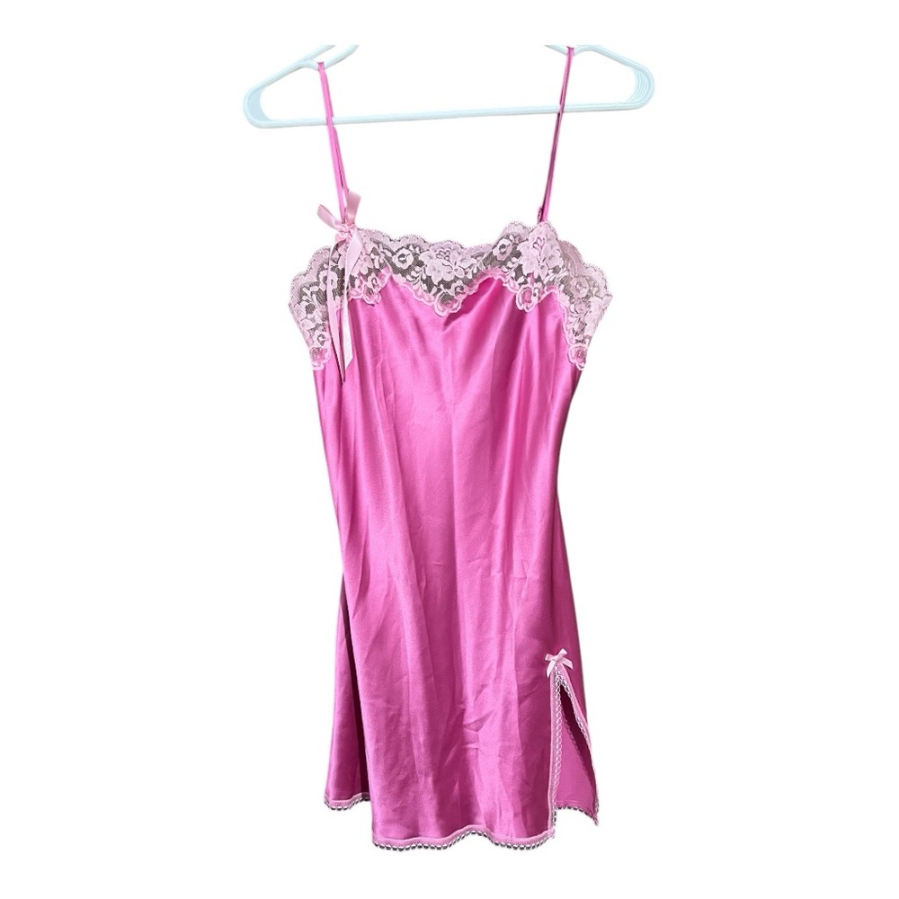 Victoria Secret XS pink lingerie slip baby doll